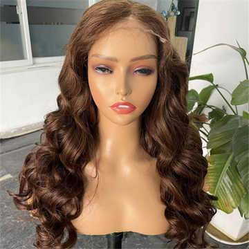 Pre plucked 5x5HD Undetectable Swiss Lace Closure Human Hair Wigs